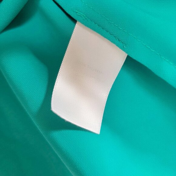 Talbots Workwear Sleeveless Blouse Basic Green Office Career Lightweight Top - Picture 6 of 7